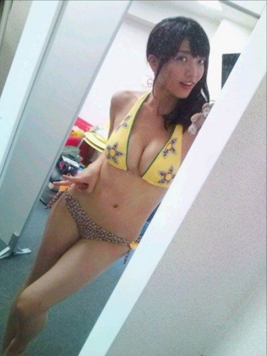 平塚奈菜 Fカップグラビアアイドルの自撮りエロ写メ・画像 5