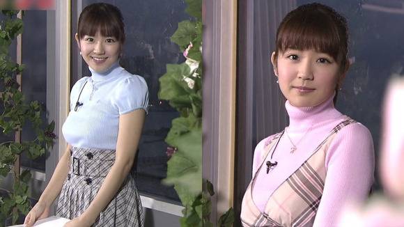人気女子アナのパンチラや胸チラがエロいお宝エロキャプ画像50枚 29