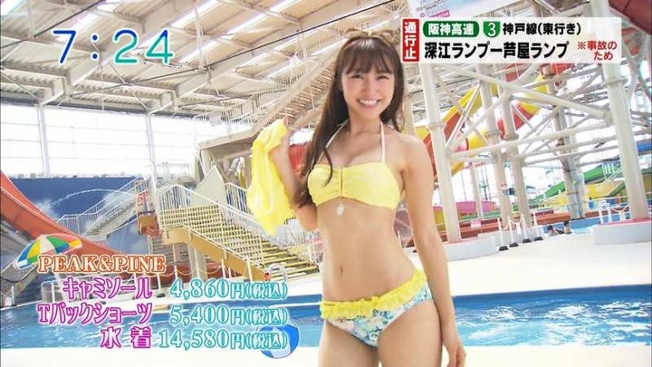 御秒奈々モデルの水着がエロいキャプ画像まとめ 17