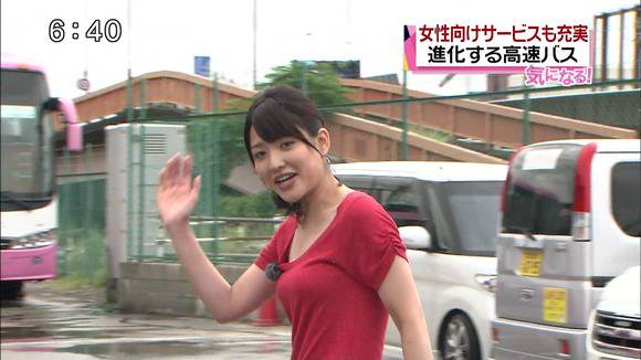 人気女子アナのパンチラや胸チラがエロいお宝エロキャプ画像50枚 30