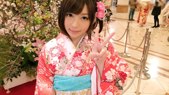 成人式に居た素人をナンパしてパコパコセックス 1