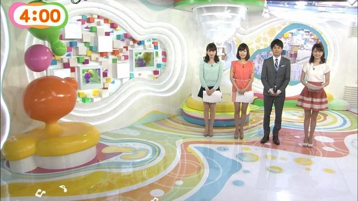 めざましテレビでミニスカの女子アナの太ももがエロい画像30枚 3
