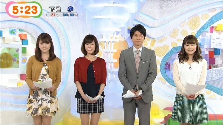 めざましテレビでミニスカの女子アナの太ももがエロい画像30枚 22