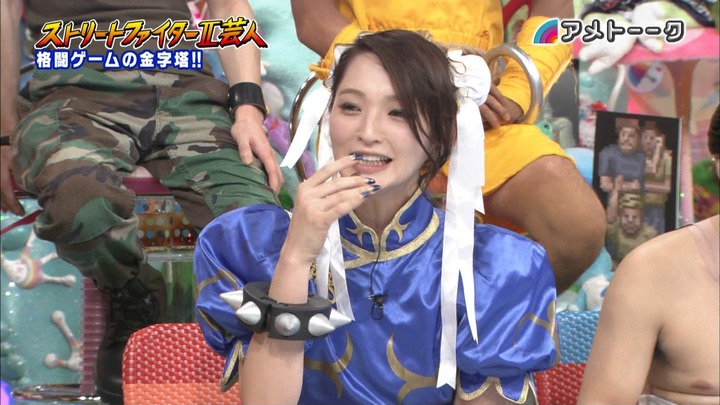 アメトーク 佐藤かよのスト2春麗のコスプレがエロい画像まとめ 22