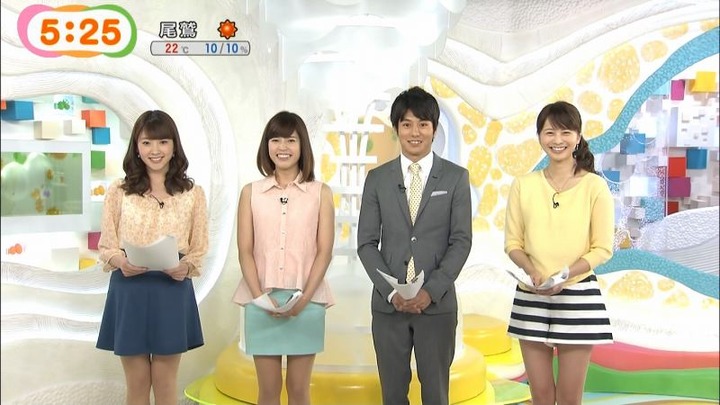 めざましテレビでミニスカの女子アナの太ももがエロい画像30枚 25