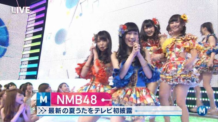 Mステに出演してるNMB48メンバーの衣装がエロい 7