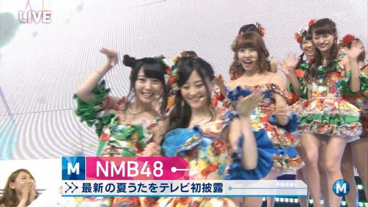 Mステに出演してるNMB48メンバーの衣装がエロい 8