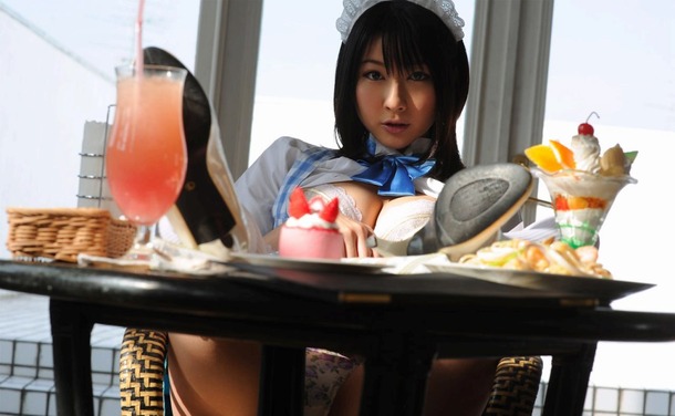 メイドさんのパンモロ画像40枚 35