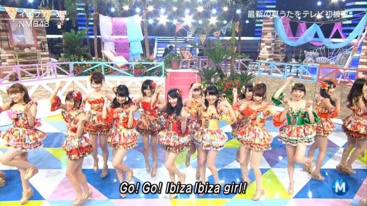 Mステに出演してるNMB48メンバーの衣装がエロい 14