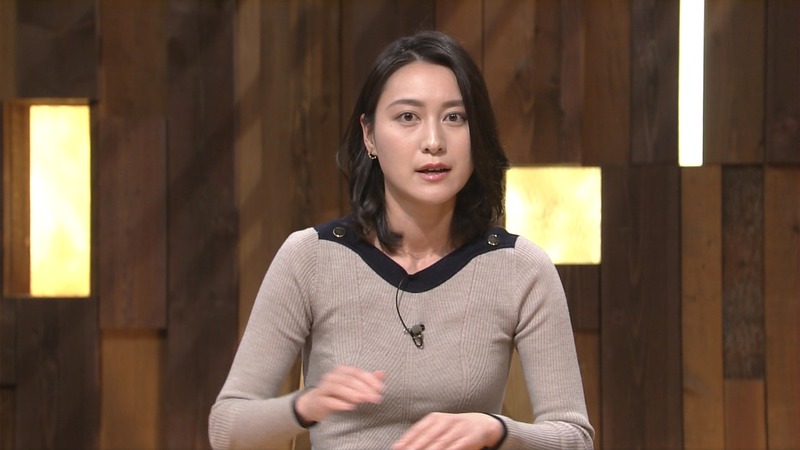 小川彩佳（39）女子アナウンサーの着衣巨乳おっぱいがエロい画像 8