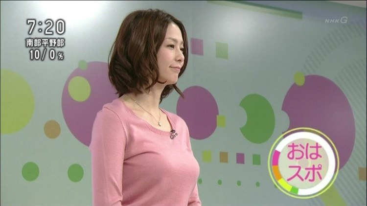 杉浦友紀 女子アナの着衣巨乳が気になる画像 1