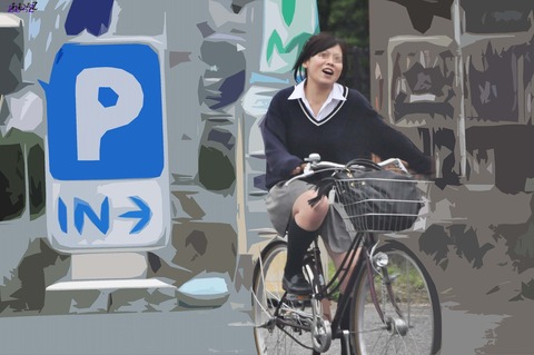【自転車パンチラJKエロ画像】通学中の世のサラリーマンのムラムラを溜めてる原因はこいつらだｗｗｗｗｗｗ 19