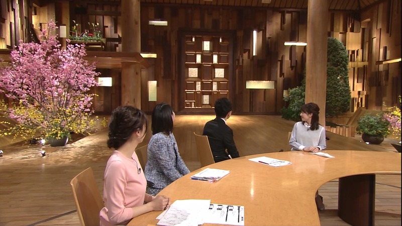 青山愛女子アナの着衣おっぱい　報道ステーション 21