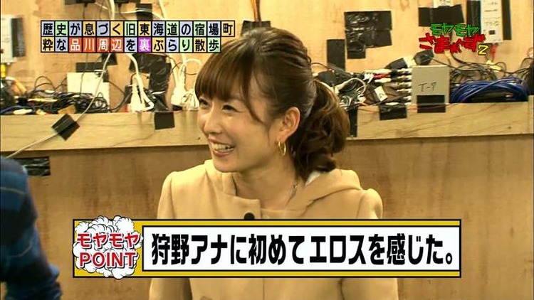 狩野恵里　女子アナがパンチラしそうなエロキャプ画像30枚　モヤモヤさまぁ～ず 29