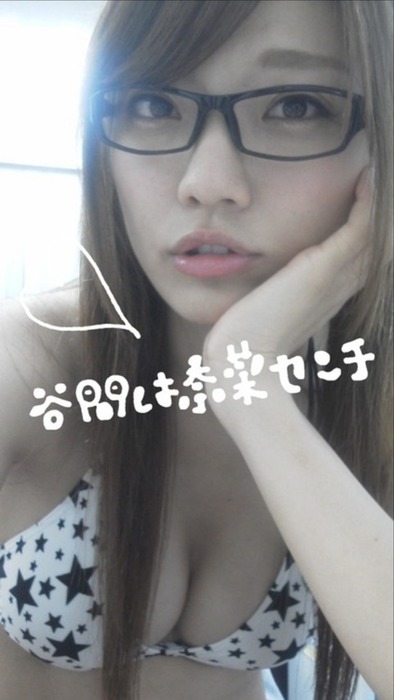 平塚奈菜 Fカップグラビアアイドルの自撮りエロ写メ・画像 6
