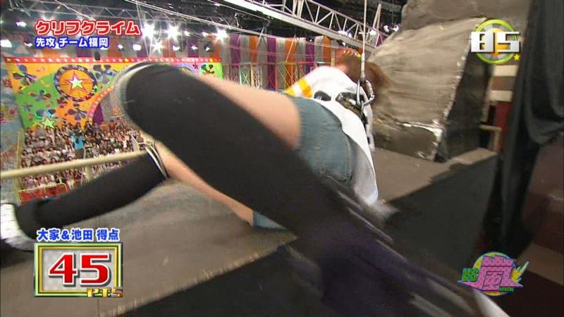 クリフクライムでパンチラなどTVのお宝エロキャプ画像50枚 17