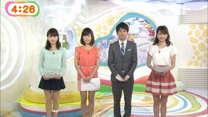 めざましテレビでミニスカの女子アナの太ももがエロい画像30枚 4