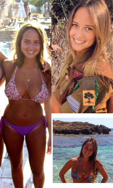 イスラエルの女兵士の軍服と水着姿のギャップがエロい画像 29
