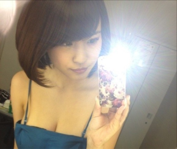 岸明日香　巨乳グラドルの自撮りエロ写メ30枚 2