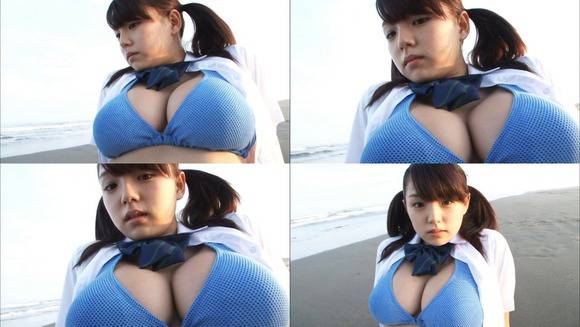 篠崎愛（19）ウエストサイズを誤魔化してた爆乳グラドルのエロ画像32枚 27
