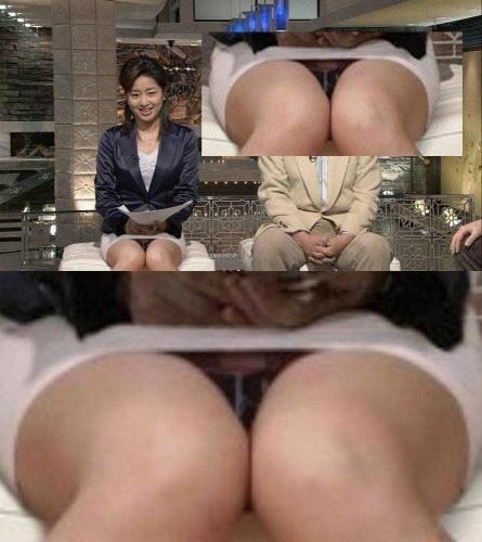 人気女子アナのパンチラや胸チラ画像 21