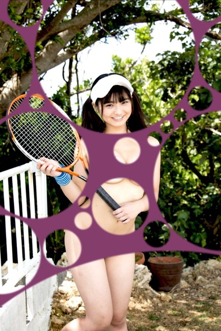 人気アイドルが全裸に見える水玉コラのエロ画像30枚 29