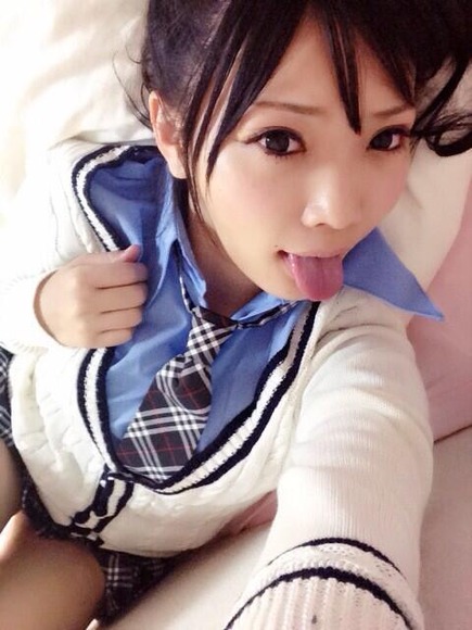 藤田恵名のコスプレ自撮りエロ写メ・画像まとめ 43