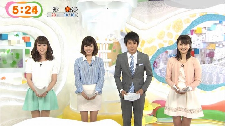 めざましテレビで女子アナがミニスカ&太ももを晒してるエロキャプ画像まとめ 30