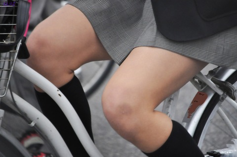 【自転車パンチラJKエロ画像】通学中の世のサラリーマンのムラムラを溜めてる原因はこいつらだｗｗｗｗｗｗ 25