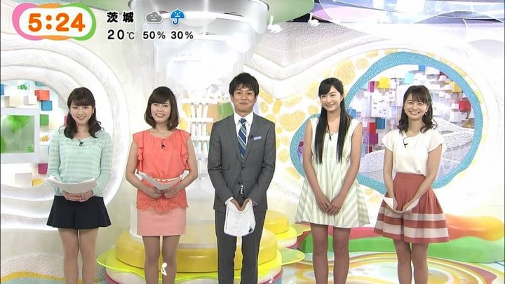 めざましテレビでミニスカの女子アナの太ももがエロい画像30枚 14