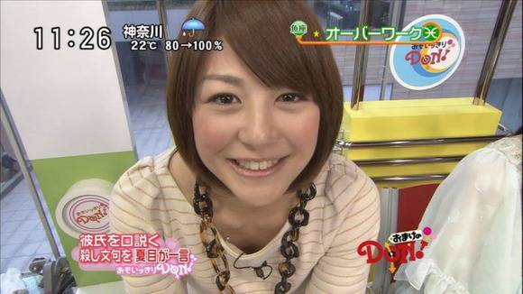 人気女子アナのパンチラや胸チラがエロいお宝エロキャプ画像50枚 17