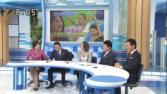 人気女子アナのパンチラや胸チラがエロいお宝エロキャプ画像50枚 33