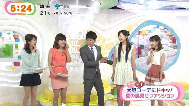 めざましテレビでミニスカの女子アナの太ももがエロい画像30枚 13