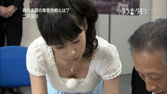 人気女子アナのパンチラや胸チラがエロいお宝エロキャプ画像50枚 50