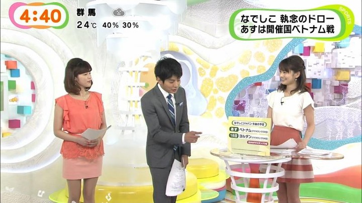 めざましテレビでミニスカの女子アナの太ももがエロい画像30枚 10