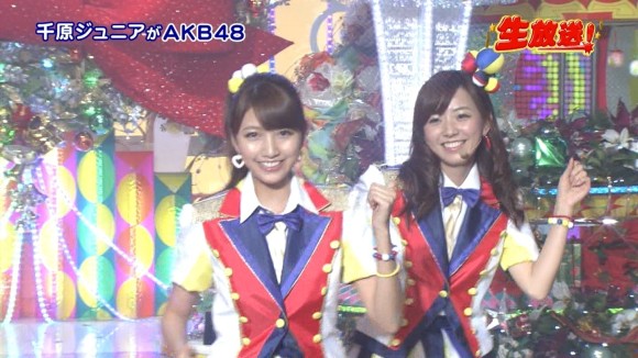 ミタパン・三田 友梨佳 女子アナウンサーがAKB48コスプレしてるエロキャプ画像 5