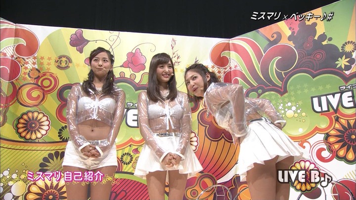 ミスマリがスケベな衣装でパンチラしてる
