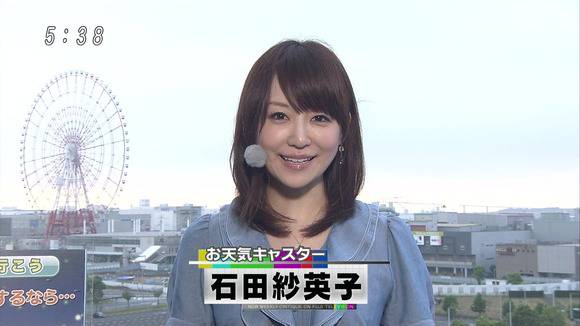 石田紗英子　女子アナウンサーのエロ水着画像 23