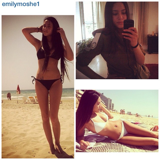 イスラエルの女兵士の軍服と水着姿のギャップがエロい画像 28