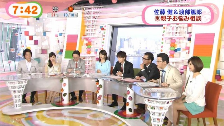めざましテレビで女子アナがミニスカ&太ももを晒してるエロキャプ画像まとめ 26