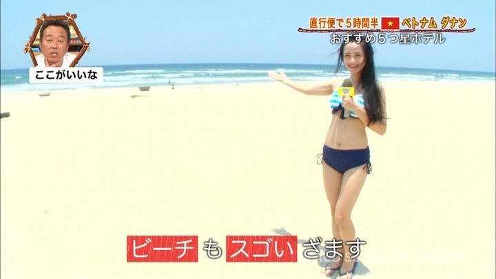 海外の水着美女のレポーターがエロい画像 20
