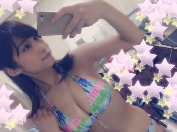 橘花凛が猫耳コスプレで自撮りエロ写メ 11