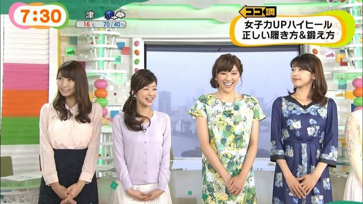 めざましテレビで女子アナがミニスカ&太ももを晒してるエロキャプ画像まとめ 12