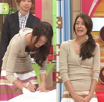 胸チラ、パンチラしてるアイドルや女子アナのエロ画像まとめ 2