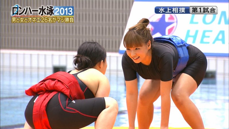 ロンハー水泳2013の尾崎ナナの競泳水着姿がエロいお宝キャプ画像40枚 25