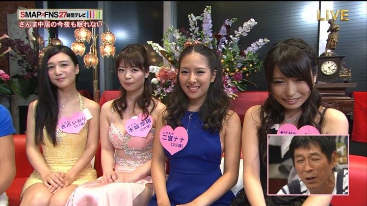 27時間テレビで人気AV女優がパンチラしてる 6