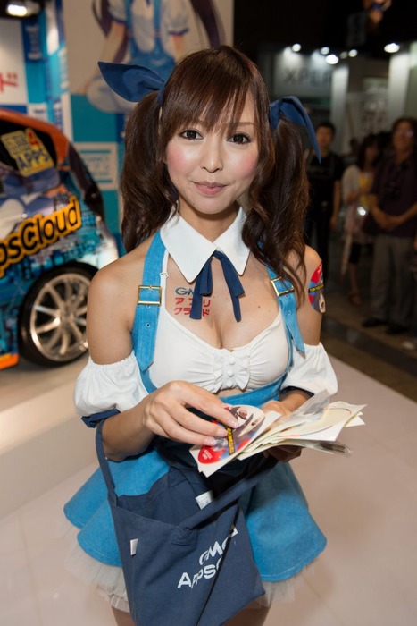東京ゲームショウ 可愛いキャンギャル画像100枚 47