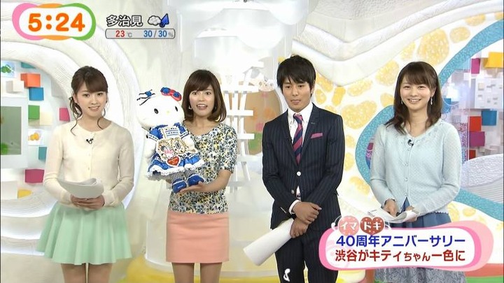 めざましテレビでミニスカの女子アナの太ももがエロい画像30枚 21