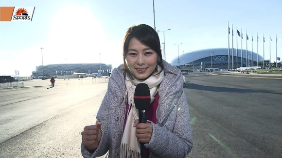 ソチオリンピック中継で杉浦友紀女子アナの尻がエロいキャプ画像まとめ 14