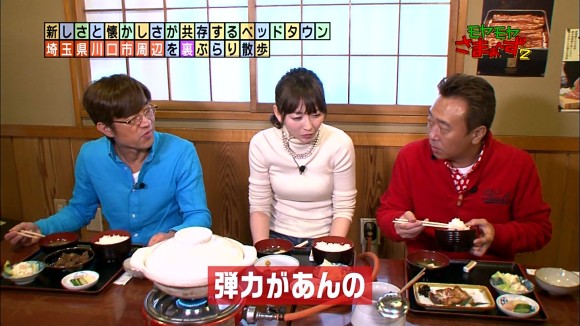 狩野恵里女子アナの着衣巨乳がエロいキャプ画像まとめ　【モヤさま】 15